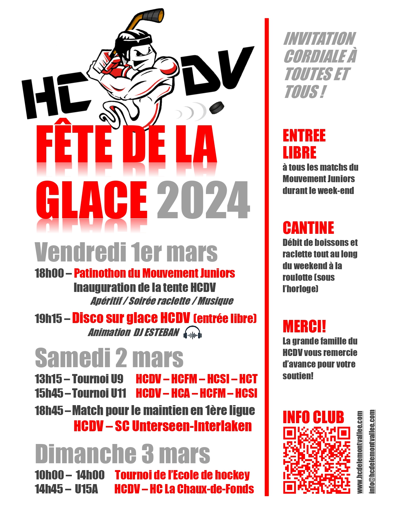 Fête de la glace 2024 - affiche